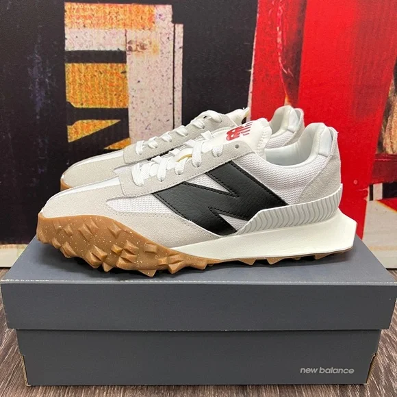 2022 New Balance XC-72 White / Black / Gum / Grey Suede Mesh NB XC15 375 UXC72SD - Picture 2 of 9